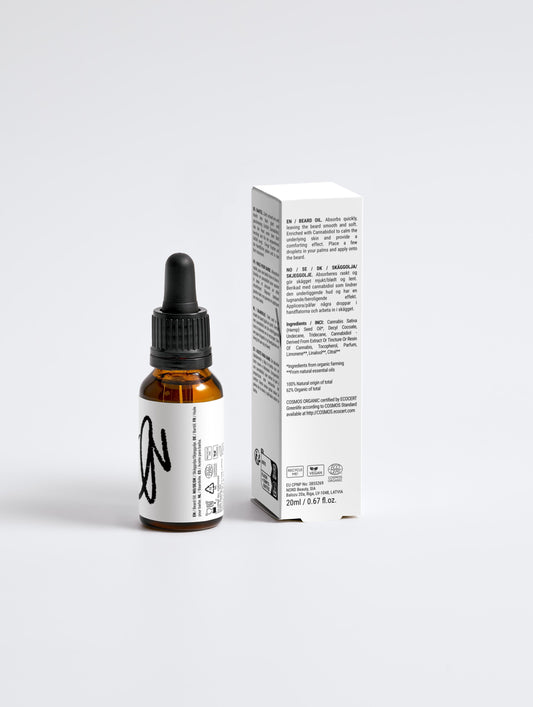 Mjukgörande skäggolja